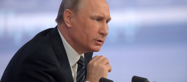 December 17, 2015. Russian President Vladimir Putin at the 11th annual news conference at the World Trade Center on Krasnaya Presnya December 17, 2015. Russian President Vladimir Putin at the 11th annual news conference at the World Trade Center on Krasnaya Presnya - Sputnik International
