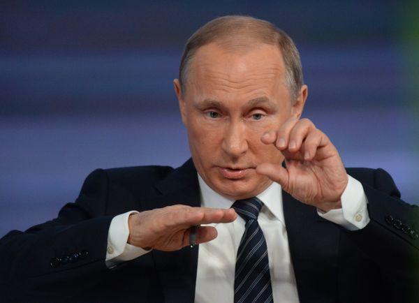 December 17, 2015. Russian President Vladimir Putin at the 11th annual news conference at the World Trade Center on Krasnaya Presnya December 17, 2015. Russian President Vladimir Putin at the 11th annual news conference at the World Trade Center on Krasnaya Presnya - Sputnik International