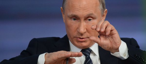 December 17, 2015. Russian President Vladimir Putin at the 11th annual news conference at the World Trade Center on Krasnaya Presnya December 17, 2015. Russian President Vladimir Putin at the 11th annual news conference at the World Trade Center on Krasnaya Presnya - Sputnik International