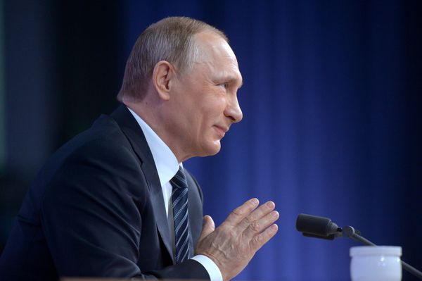 December 17, 2015. Russian President Vladimir Putin at the 11th annual news conference at the World Trade Center on Krasnaya Presnya December 17, 2015. Russian President Vladimir Putin at the 11th annual news conference at the World Trade Center on Krasnaya Presnya - Sputnik International