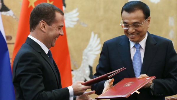 Russian Prime Minister Dmitry Medvedev visits China Russian Prime Minister Dmitry Medvedev visits China - Sputnik International