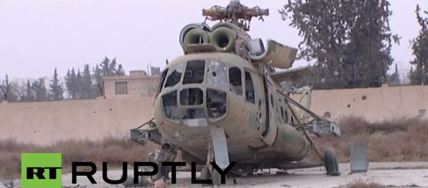 First images inside recaptured Marj al-Sultan airbase - Sputnik International