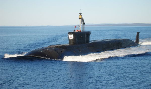 The Yuri Dolgorukiy undergoing sea trials - Sputnik International