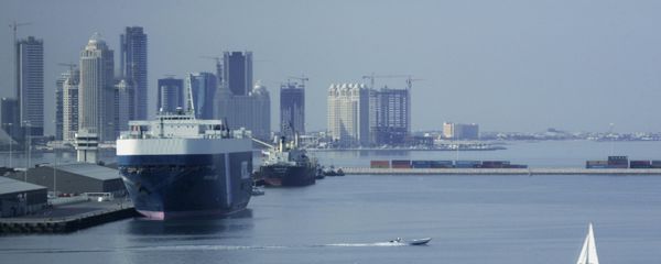 A picture shows a general view of the Qatari capital's port in Doha - Sputnik International
