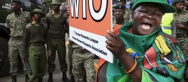A women protests against the World Trade Organization (WTO) in Kenya's capital Nairobi December 17, 2015 A women protests against the World Trade Organization (WTO) in Kenya's capital Nairobi December 17, 2015 - Sputnik International