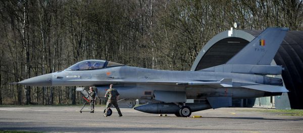Belgian F-16 jet - Sputnik International