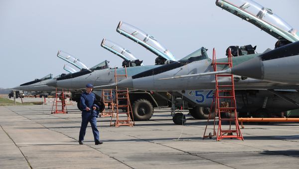 MiG-29 planes in the Southern Military District. File photo - Sputnik International