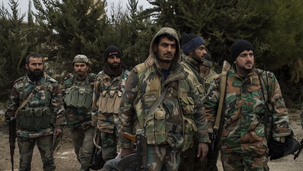 Military personnel of the Syrian Arab army Military personnel of the Syrian Arab army - Sputnik International
