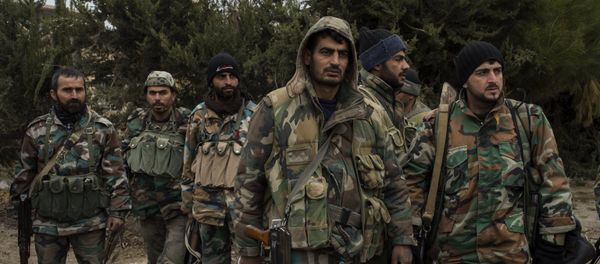 Military personnel of the Syrian Arab army Military personnel of the Syrian Arab army - Sputnik International