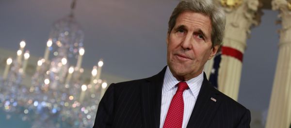 US Secretary of State John Kerry talks to the media at the State Department in Washington on December 16, 2015 - Sputnik International