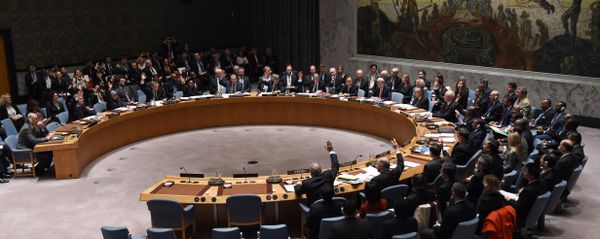 Foreign Ministers vote during a UN Security Council meeting on Syria at the United Nations in New York on December 18, 2015 Foreign Ministers vote during a UN Security Council meeting on Syria at the United Nations in New York on December 18, 2015 - Sputnik International
