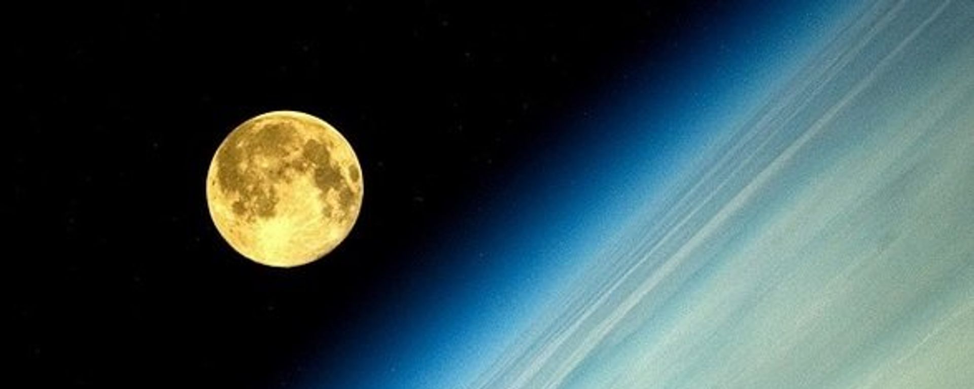 Supermoon. Moonset on the ISS Supermoon. Moonset on the ISS - Sputnik International, 1920, 30.08.2023
