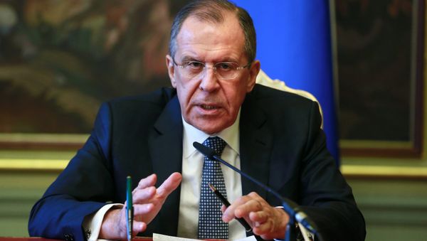 Foreign Minister Sergey Lavrov meets with Foreign Minister of Bahrein Khalid bin Ahmad Al Khalifa - Sputnik International