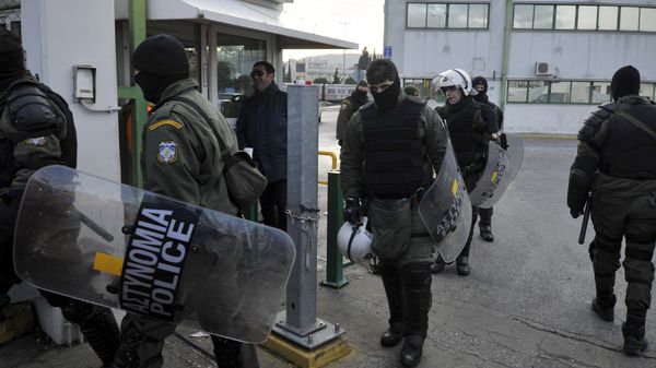 Riot police at the metro depot in Athens. (File) Riot police at the metro depot in Athens. (File) - Sputnik International
