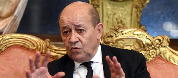 French Defence Minister Jean-Yves Le Drian - Sputnik International