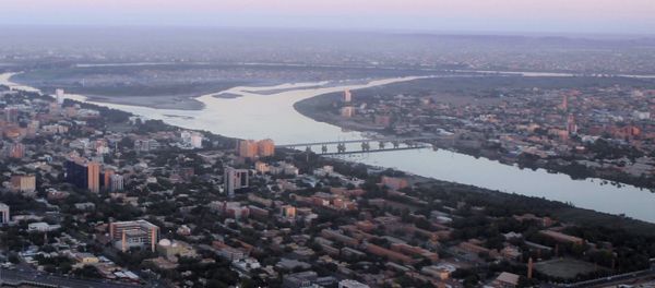 An aerial view shows the Nile river cutting through the Sudanese capital Khartoum An aerial view shows the Nile river cutting through the Sudanese capital Khartoum - Sputnik International