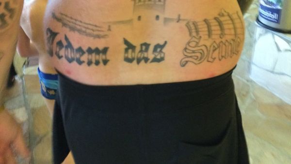 German Politician Sentenced for Nazi Tattoo - Sputnik International