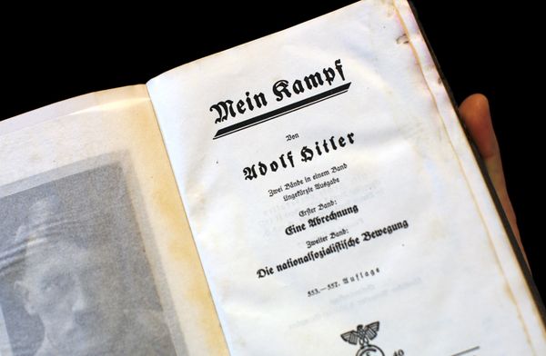 A copy of Adolf Hitler's book Mein Kampf (My Struggle) from 1940 is pictured in Berlin, Germany, in this picture taken December 16, 2015 - Sputnik International