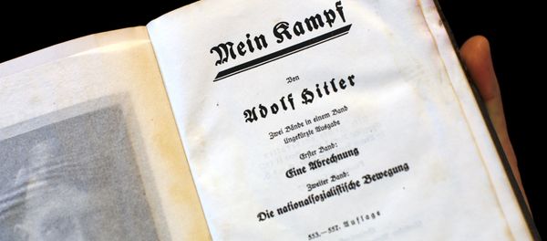 A copy of Adolf Hitler's book Mein Kampf (My Struggle) from 1940 is pictured in Berlin, Germany, in this picture taken December 16, 2015 A copy of Adolf Hitler's book Mein Kampf (My Struggle) from 1940 is pictured in Berlin, Germany, in this picture taken December 16, 2015 - Sputnik International