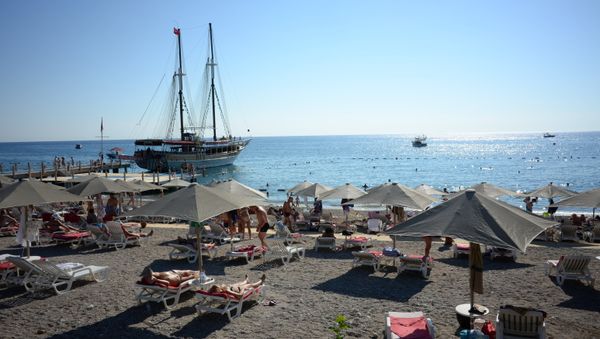 A beach in Antalya. File photo - Sputnik International