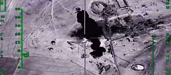 Destruction of oil production and processing facilities in Syria Destruction of oil production and processing facilities in Syria - Sputnik International