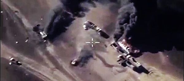 Destruction of oil production and processing facilities in Syria - Sputnik International