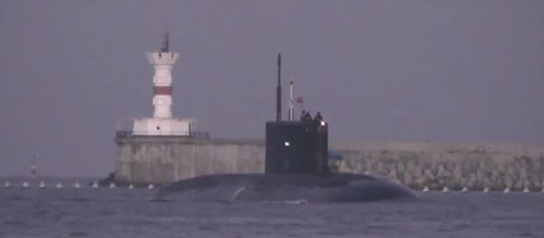 Russian submarine Rostov-on-Don returns to base. - Sputnik International