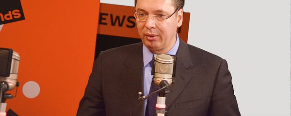 Serbian Prime Minister Alexander Vucic gave an exclusive interview to Sputnik Serbia Serbian Prime Minister Alexander Vucic gave an exclusive interview to Sputnik Serbia - Sputnik International