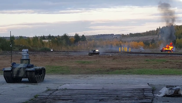 Tech Noir: Russian Army to Receive Next Generation Combat Robots in 2016 - Sputnik International
