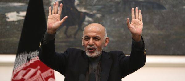 In this Monday, Dec. 14, 2015 file photo, Afghan President Ashraf Ghani speaks during a press conference in Kabul, Afghanistan. In this Monday, Dec. 14, 2015 file photo, Afghan President Ashraf Ghani speaks during a press conference in Kabul, Afghanistan. - Sputnik International