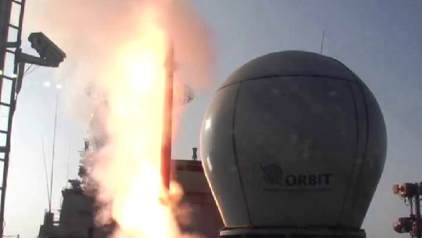 India Test-Fires Long-Range Missile System Developed With Israel India Test-Fires Long-Range Missile System Developed With Israel - Sputnik International