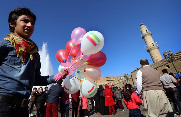 Iraqi Kurds gather near the Arbil Citadel in the center of the autonomous Kurdish region of northern Iraq Iraqi Kurds gather near the Arbil Citadel in the center of the autonomous Kurdish region of northern Iraq - Sputnik International