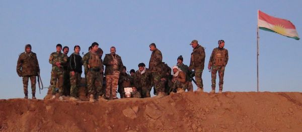 Iraqi Kurdish peshmerga fighters - Sputnik International