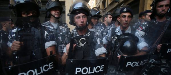 Lebanese riot police Lebanese riot police - Sputnik International