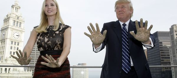Real estate developer Donald Trump and his daughter Ivanka place their hands in concrete during topping off festivities for the 92-story Trump International Hotel and Tower in Chicago, Wednesday, Sept. 24, 2008. Real estate developer Donald Trump and his daughter Ivanka place their hands in concrete during topping off festivities for the 92-story Trump International Hotel and Tower in Chicago, Wednesday, Sept. 24, 2008. - Sputnik International