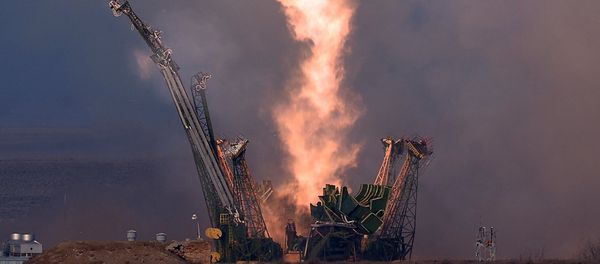 Soyuz TMA-19M spacecraft lifts off from Baikonur Space Center - Sputnik International