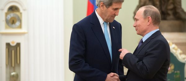 President Vladimir Putin meets with US Secretary of State John Kerry President Vladimir Putin meets with US Secretary of State John Kerry - Sputnik International