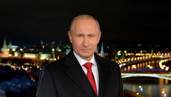 Vladimir Putin gives New Year's address Vladimir Putin gives New Year's address - Sputnik International