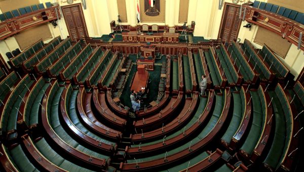 Final preparations are made for an opening session of parliament, in Cairo. File Photo Final preparations are made for an opening session of parliament, in Cairo. File Photo - Sputnik International