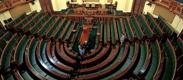 Final preparations are made for an opening session of parliament, in Cairo. File Photo - Sputnik International