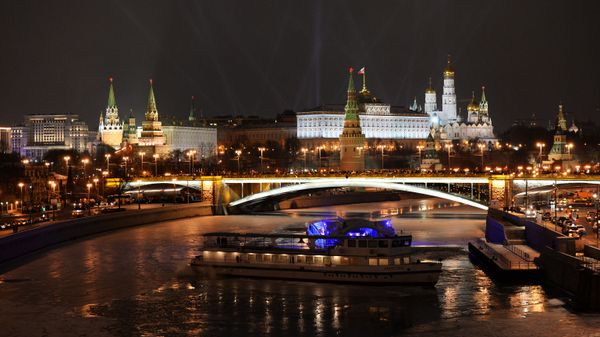 A view of the Moscow Kremlin on the New Year's Eve - Sputnik International