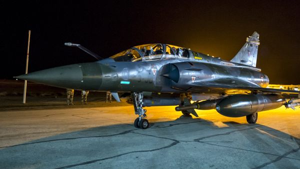 This photo released on Monday, Nov. 9, 2015 by the French Army Communications Audiovisual office (ECPAD) shows a French army Mirage 2000 jet on the tarmac of an undisclosed air base as part of France's Operation Chammal launched in September 2015 in support of the US-led coalition against Islamic State group This photo released on Monday, Nov. 9, 2015 by the French Army Communications Audiovisual office (ECPAD) shows a French army Mirage 2000 jet on the tarmac of an undisclosed air base as part of France's Operation Chammal launched in September 2015 in support of the US-led coalition against Islamic State group - Sputnik International