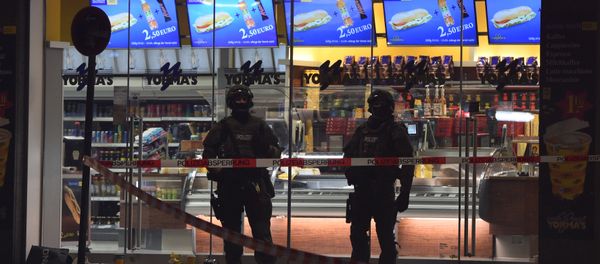 Police officers are seen guarding the entrance to the closed central station in Munich on January 1, 2016 Police officers are seen guarding the entrance to the closed central station in Munich on January 1, 2016 - Sputnik International