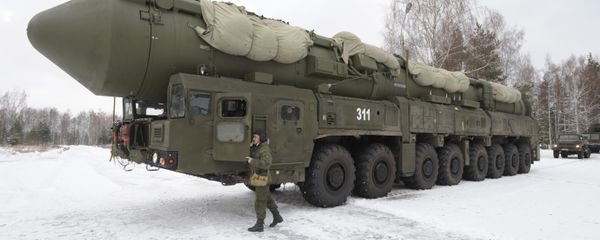 Mobile launcher 'Yars' missile system on the territory of Teykovo air defence missile formation in Ivanovo region. - Sputnik International