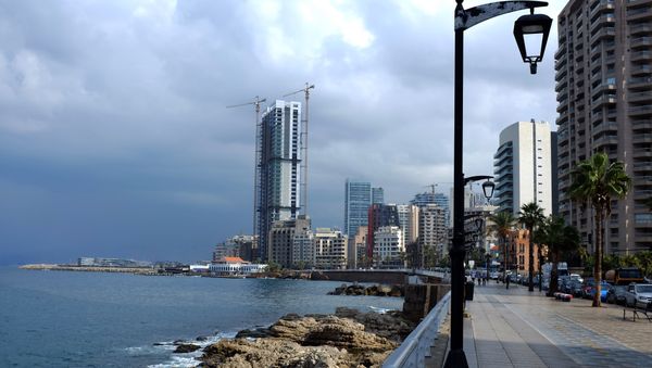 The skyline of Beirut's corniche is seen on October 7, 2015 The skyline of Beirut's corniche is seen on October 7, 2015 - Sputnik International