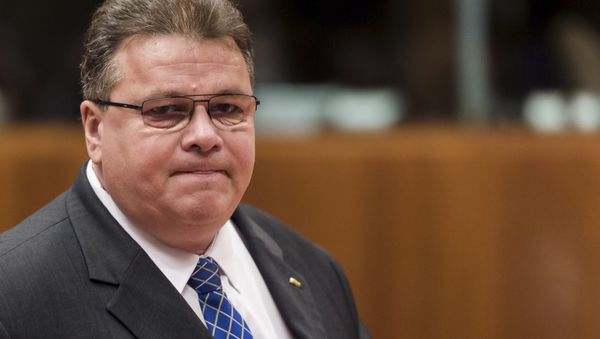 Lithuania's Foreign Minister Linas Antanas Linkevicius. Lithuania's Foreign Minister Linas Antanas Linkevicius. - Sputnik International