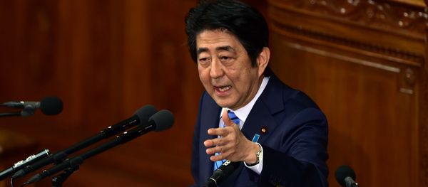 Japanese Prime Minister Shinzo Abe delivers a speech at the Lower House's plenary session following a North Korean nuclear test, at the National Diet in Tokyo on January 6, 2016. Japanese Prime Minister Shinzo Abe delivers a speech at the Lower House's plenary session following a North Korean nuclear test, at the National Diet in Tokyo on January 6, 2016. - Sputnik International