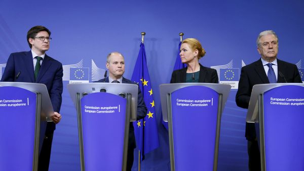 Refugee and Schengen crisis EC conference in Brussels - Sputnik International