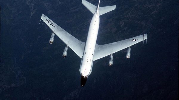 US Air Force shows an RC-135 surveillance aircraft US Air Force shows an RC-135 surveillance aircraft - Sputnik International