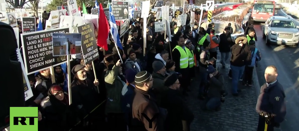 Canada: Ottawa protesters condemn Saudi execution of Sheikh Nimr - Sputnik International